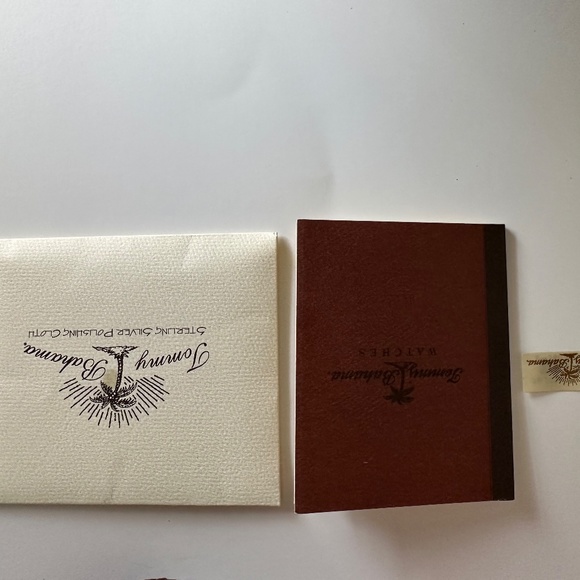 Tommy Bahama  Ladies Watch Sterling Ag 925 TB w/ Ori . Box.Tags, Booklet. Unused - Picture 9 of 10